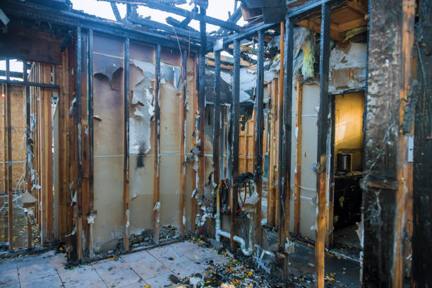 Professional Fire Damage Repair technician working in St. John, MO
